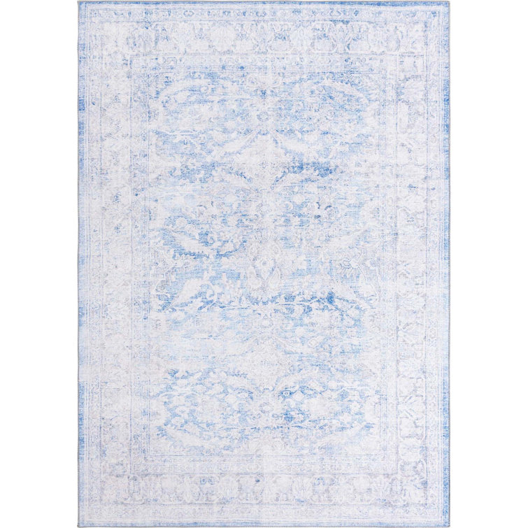 Ophelia & Co. Layne Oriental Blue Area Rug Wayfair